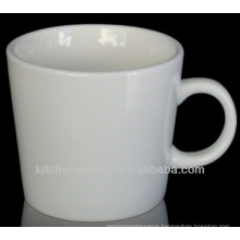 White ceramic mug with magic handle dinner set made by machine top quality coffee mug